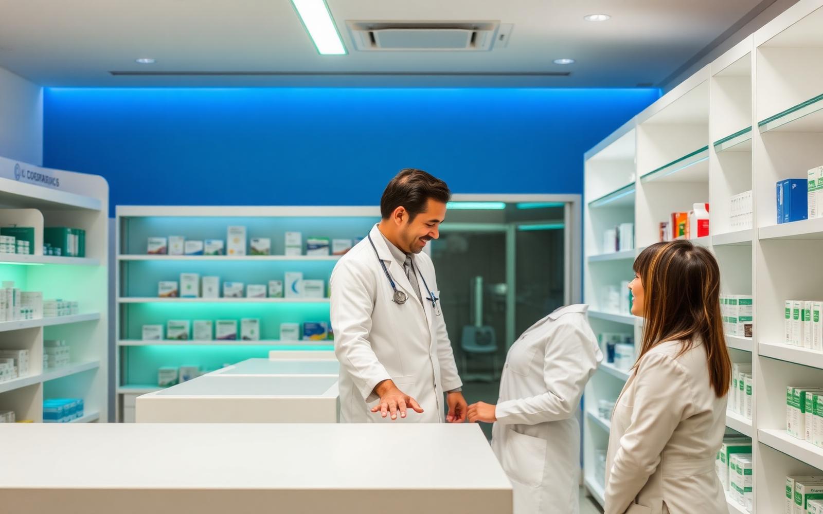 Atendimento farmacêutico na Js Farmácia